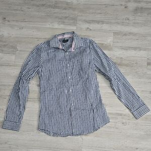 H&M Black and White Gingham Casual Shirt